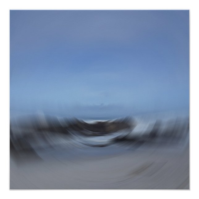 Poster Flux de marée Art Abstrait (Devant)