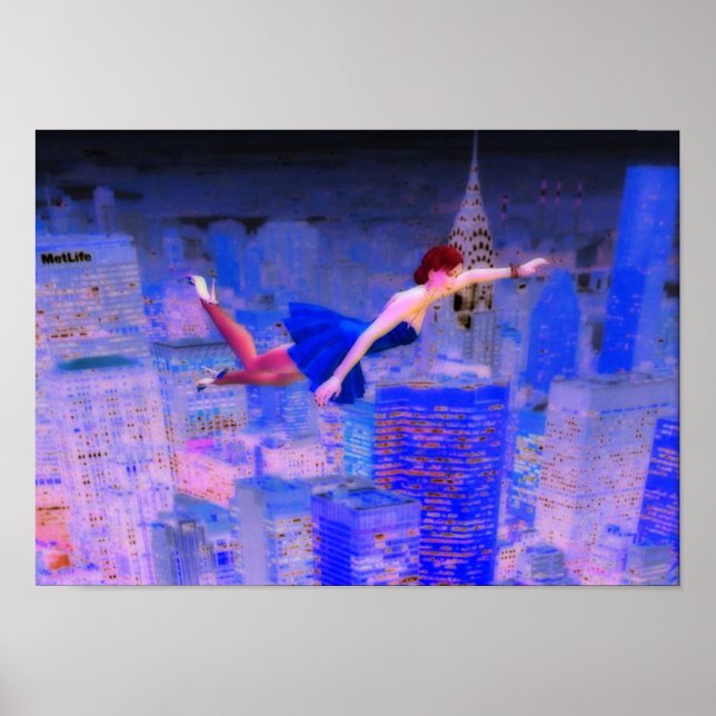 Poster Flying through the Spirit World (Devant)