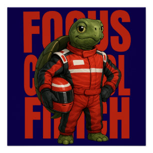 Poster Focus. Control. Finish