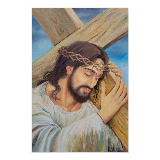 Poster Foi chrétienne Jésus Christ (Devant)