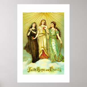 Poster Foi, Espoir et Charité