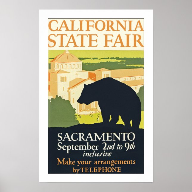 Poster Foire nationale de Californie (Devant)