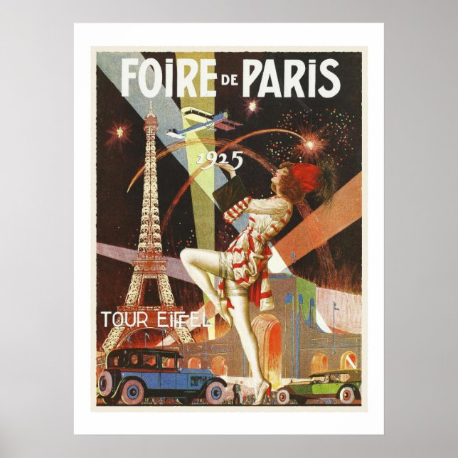 Poster - Foire Paris Vintage 1925 (Devant)