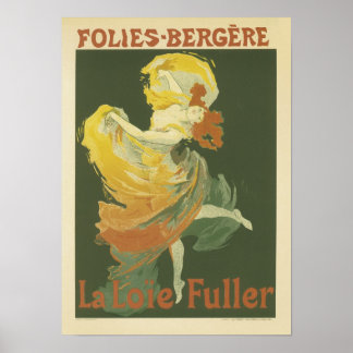 Poster Folies-Bergere, Jules Cheret