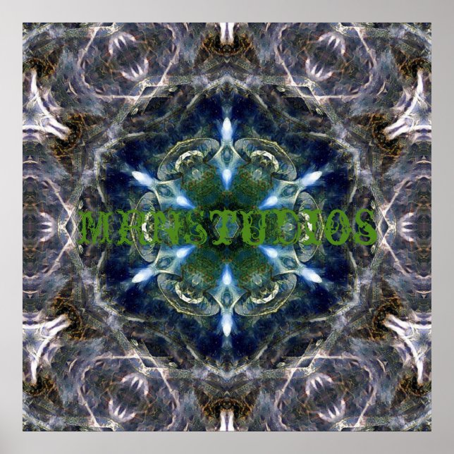 Poster Folk Mandala (Devant)