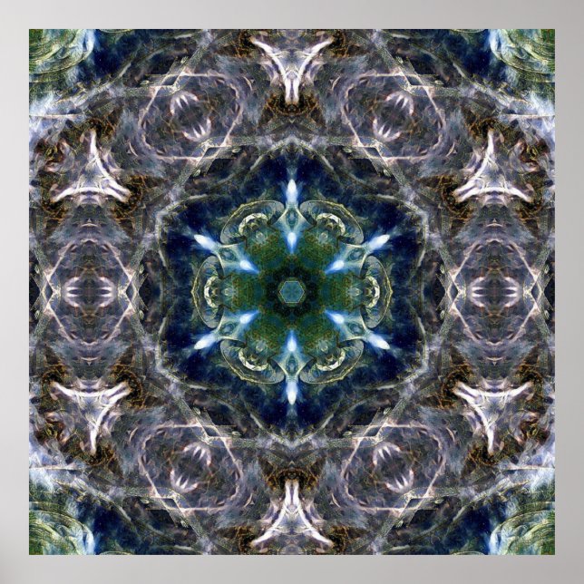 Poster Folk Mandala (Devant)