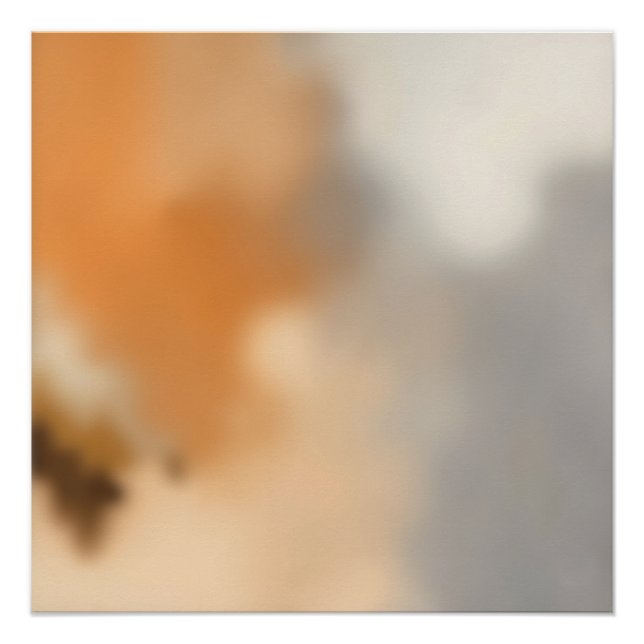 Poster Fond Abstrait Chaud (Devant)
