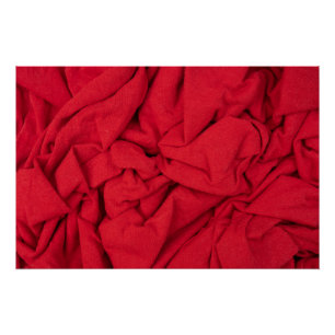 Poster Fond de textile luxueux profond cramoisi froissé