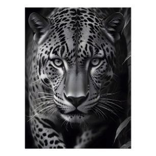 Poster Fond d'écran de faune majestueuse de léopard Natur