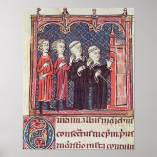 Poster Fondation d'un monastère