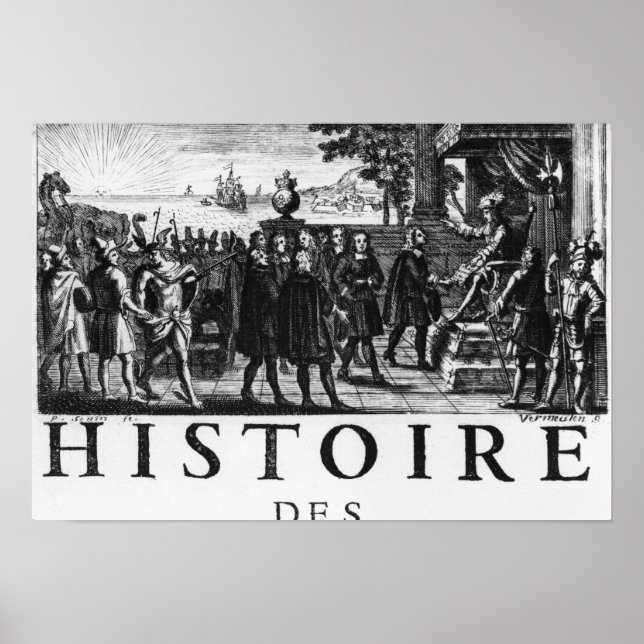 Poster Fondation par Louis XIV, roi de France (Devant)