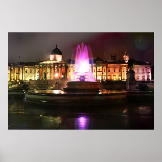 Poster Fontaine Carré Trafalgar (Devant)