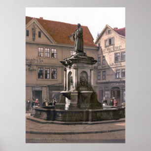 Poster Fontaine de Martin Luther