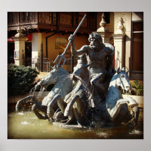 Poster Fontaine de Neptune