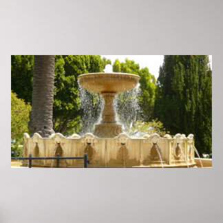 Poster Fontaine de Sausalito Californie Photographie de v