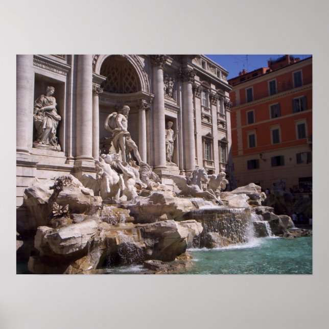 Poster Fontaine de Trevi (Devant)