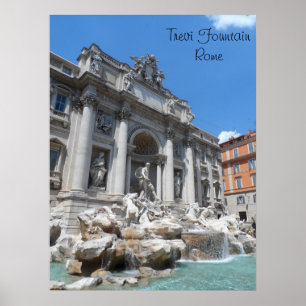 Poster Fontaine de Trevi - Rome