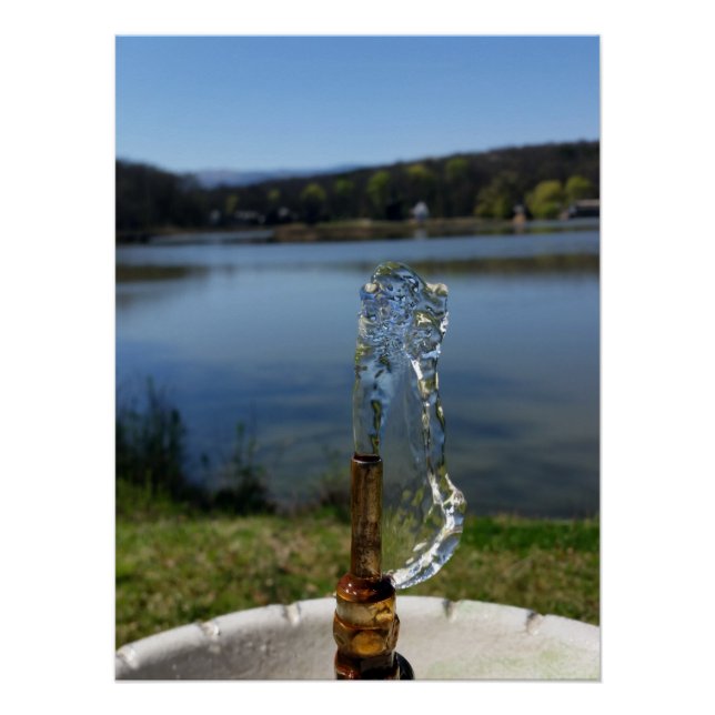 Poster fontaine d'eau potable (Devant)