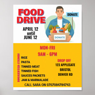 Poster Food DRIVE