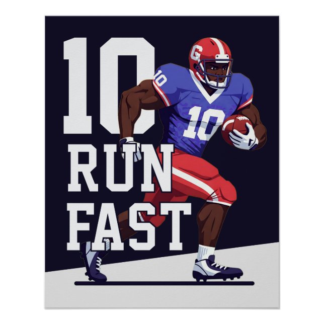 Poster Football à l'heure du Touchdown (Devant)