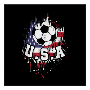 Poster Football américain USA
