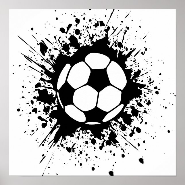 Poster football éclaté (Devant)
