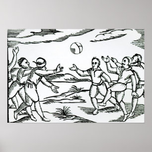 Poster Football élisabéthain