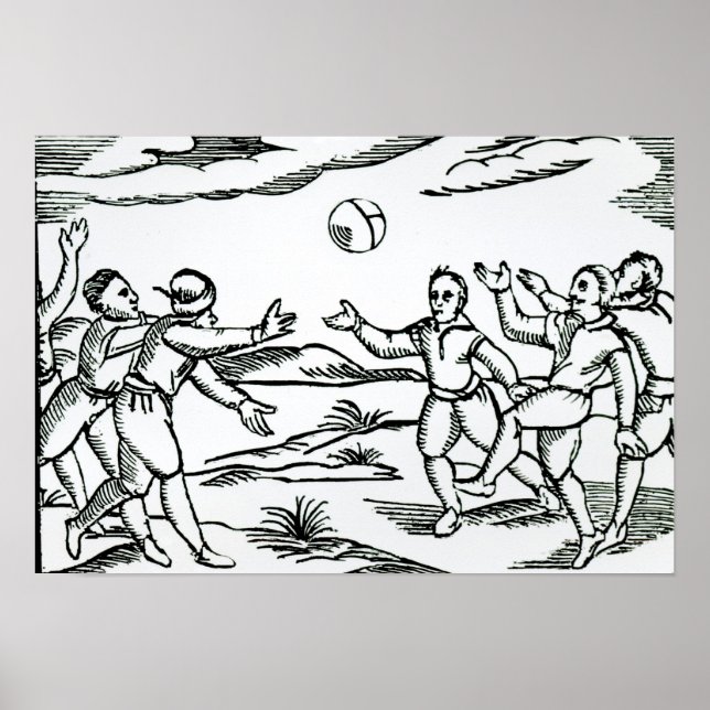 Poster Football élisabéthain (Devant)