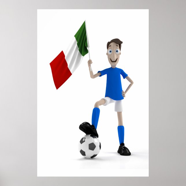Poster Football italien (Devant)
