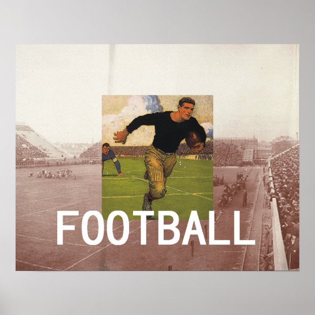 Poster Football Old School (Devant)