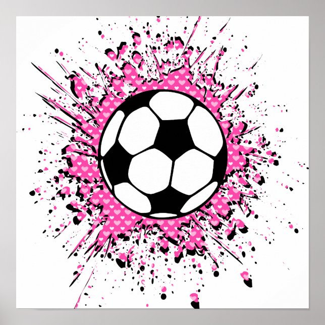 Poster football splatz (Devant)