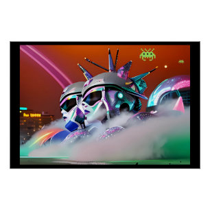 Poster Force d'invasion spatiale unie