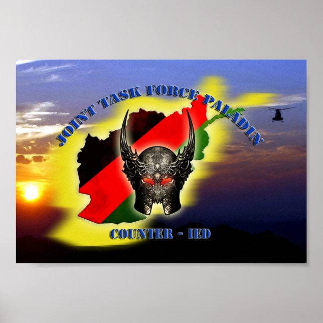 Poster Force opérationnelle interarmées Paladin CIED (Devant)