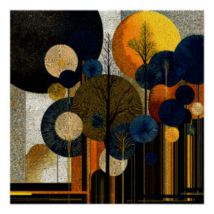 Poster Forêt de minuit sur la planète Mercure #1
