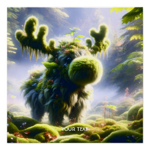 Poster Forêt d'orignal mou Imaginaire
