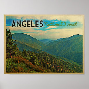 Poster Forêt nationale de Angeles