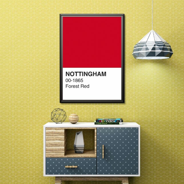 Poster Forêt rouge de Nottingham - Pleine largeur (Créateur téléchargé)