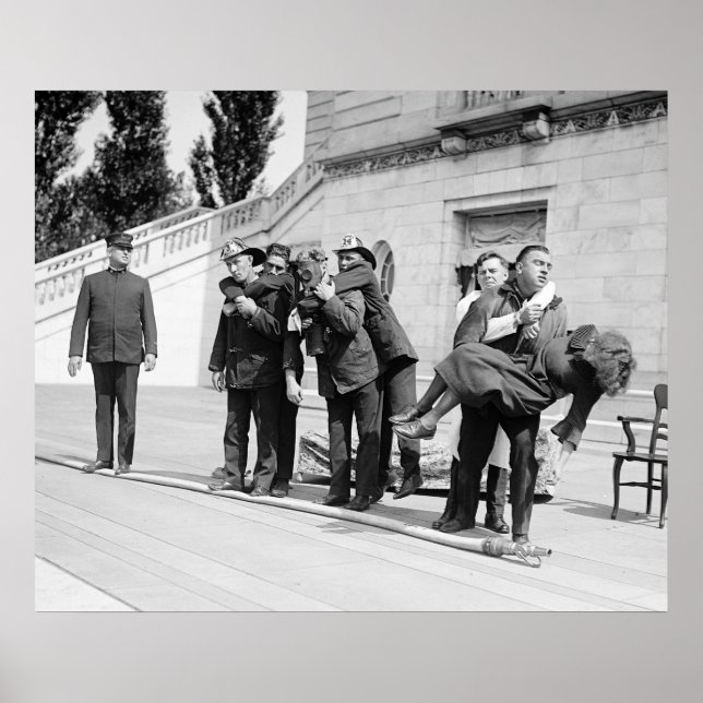 Poster Formation des pompiers, 1923 (Devant)