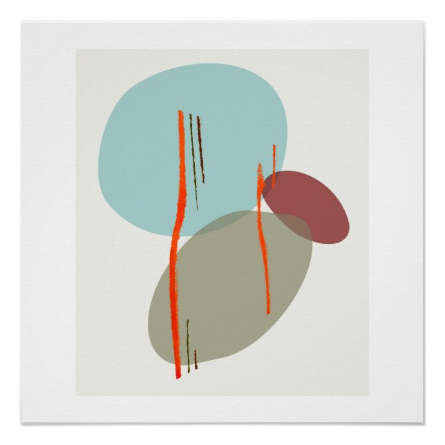 Poster Formes Boho (Devant)