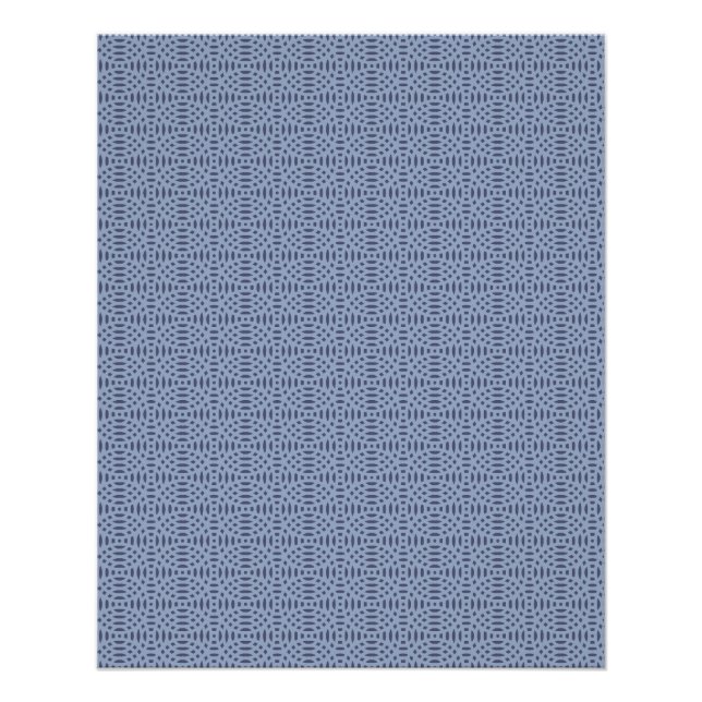 Poster formes circulaires motif sans couture (Devant)