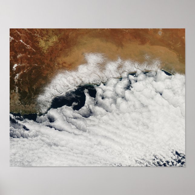 Poster Formes de nuage inhabituelles (Devant)