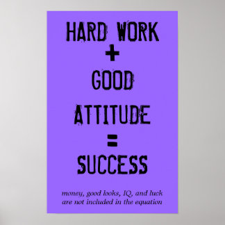 Poster Formule de succès