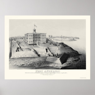 Poster Fort Anderson dans Paducah, KY 1862