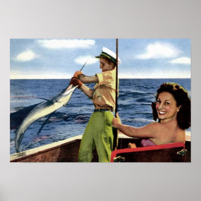 Poster Fort Lauderdale Deep Sea Fishing (Devant)