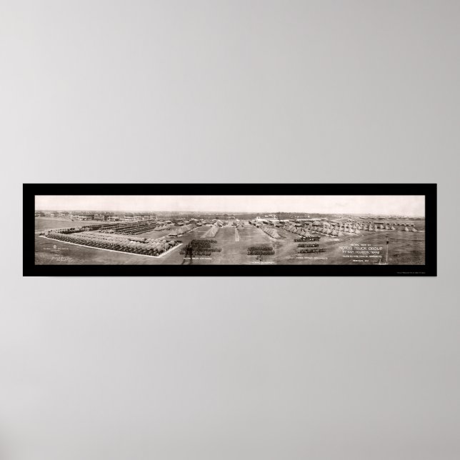 Poster Fort Sam Houston, Texas Photo 1916 (Devant)
