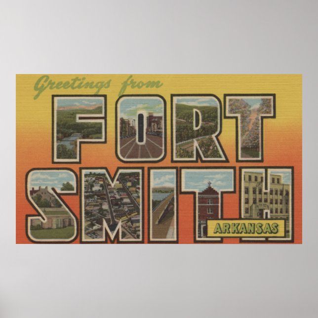 Poster Fort Smith, Arkansas - Grandes Scènes (Devant)