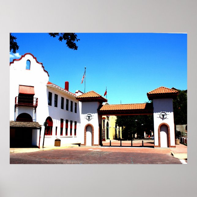 Poster Fort Worth Stockyards (Devant)