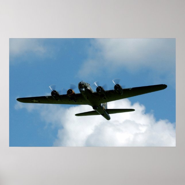 Poster Forteresse du vol B-17 (Devant)