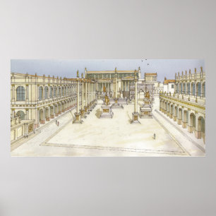 Poster Forum impérial. Rome