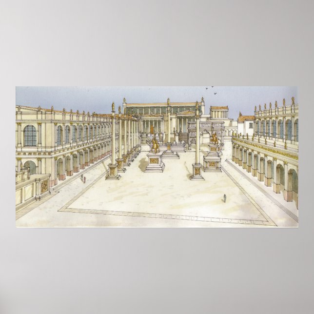 Poster Forum impérial. Rome (Devant)